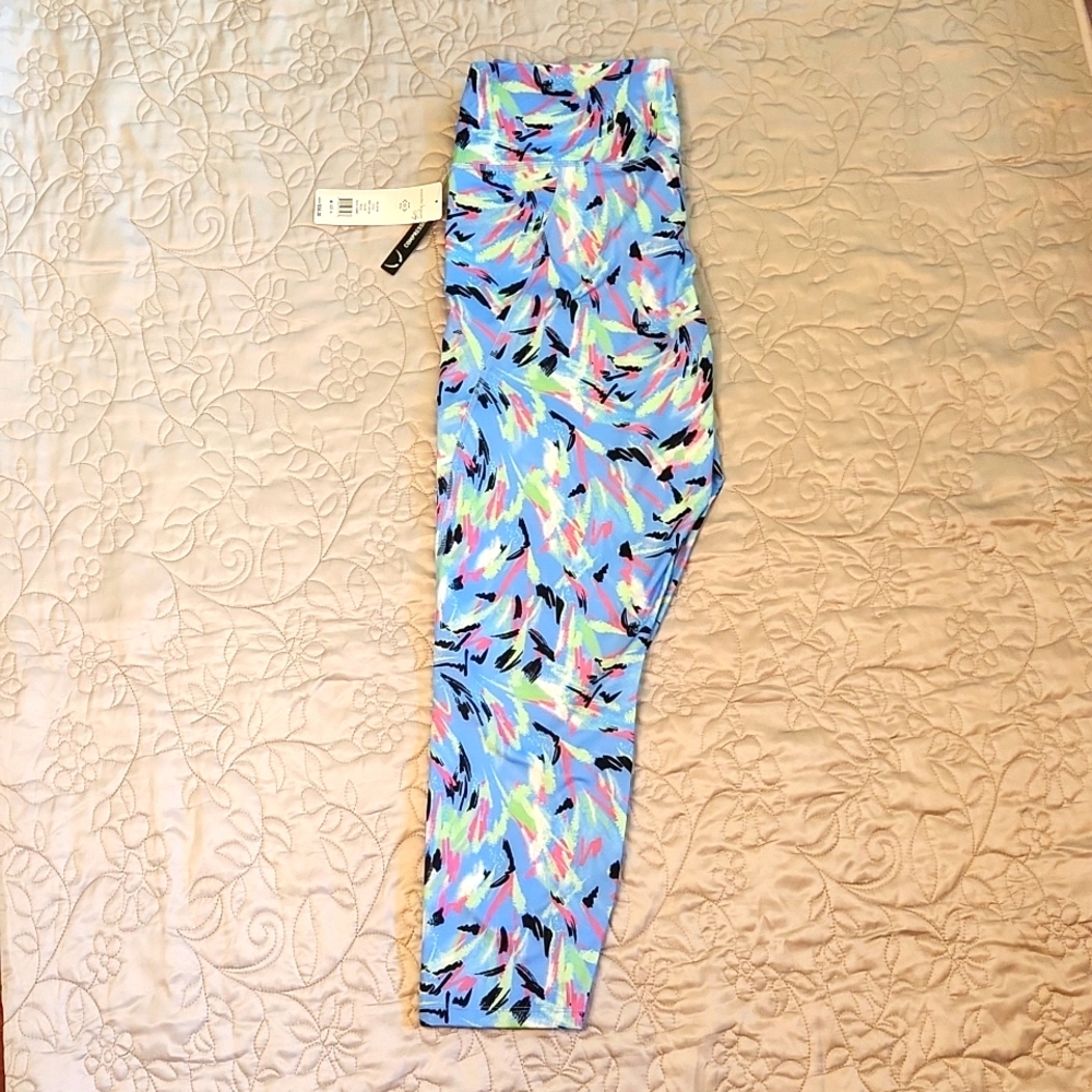 Nanette Lepore Womens Printed Fitness Workout Athletic Leggings Size XL - Picture 4 of 7